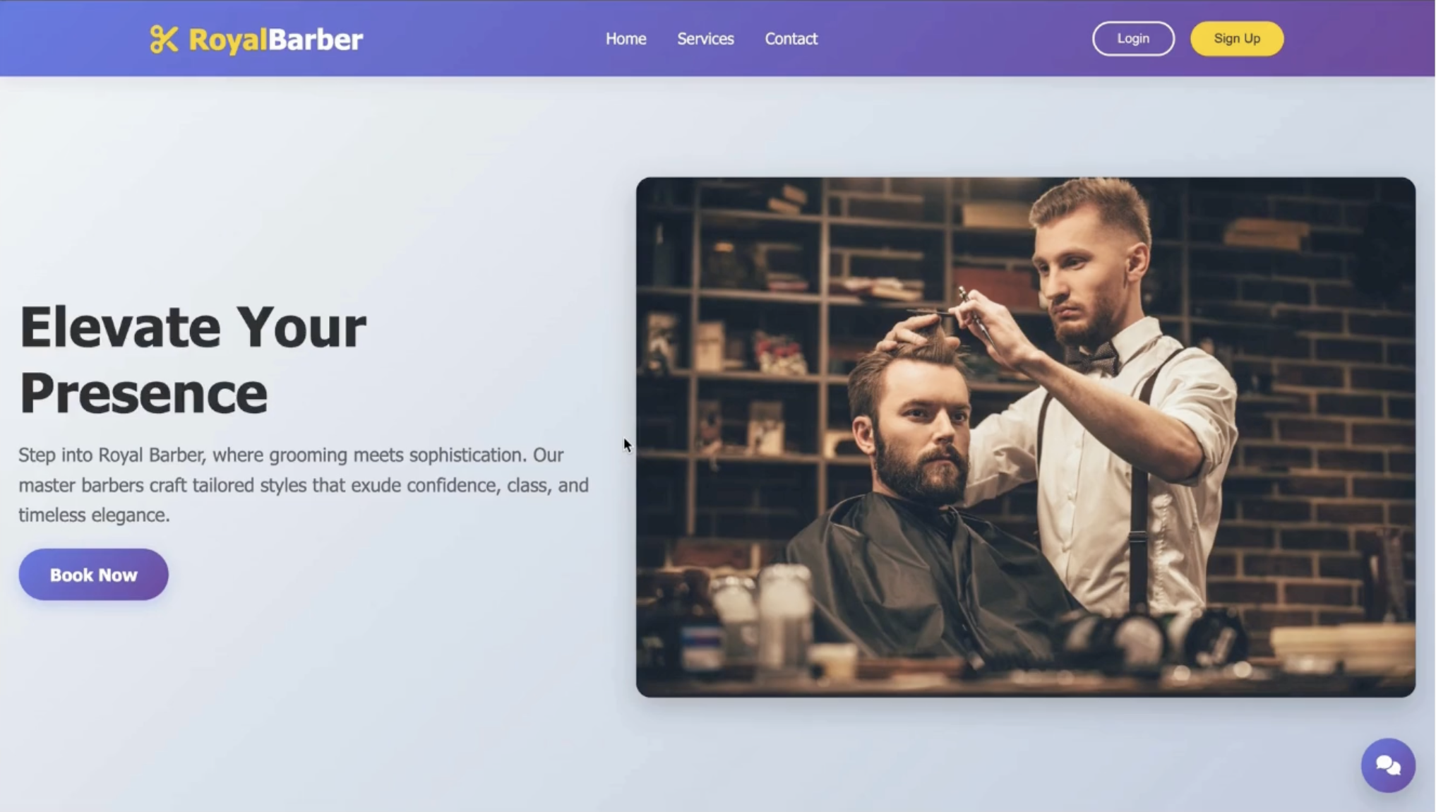 Royal Barber – Salon Booking Platform